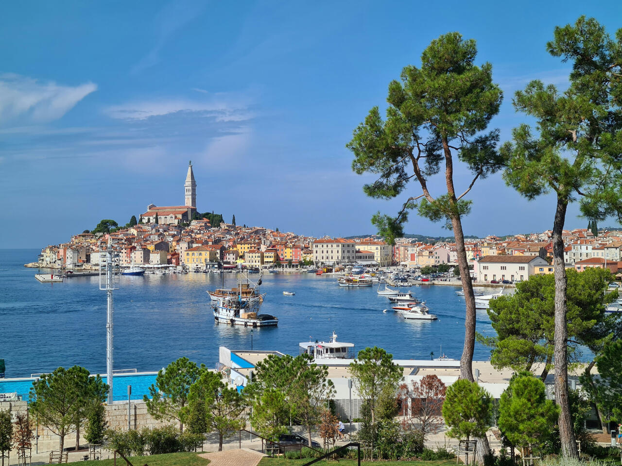Beautiful Rovinj in Istria region