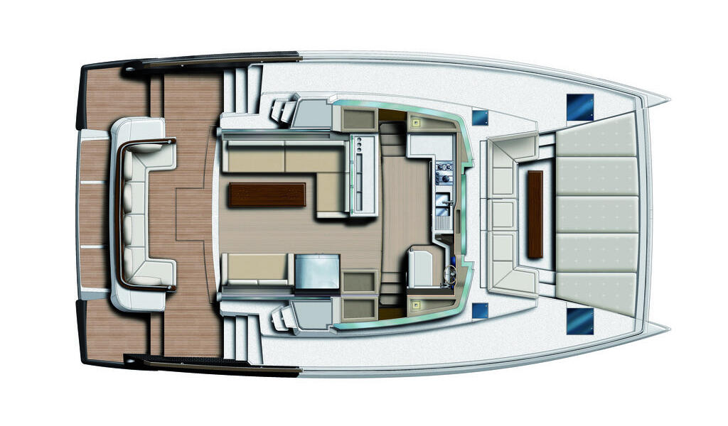 Power catamaran 