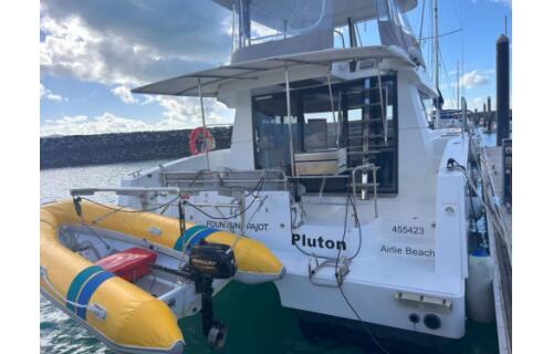 Catamarán a motor 