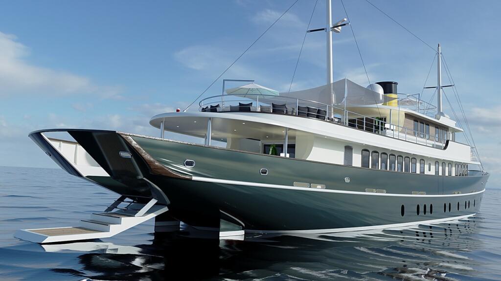 Luxury motor yacht 