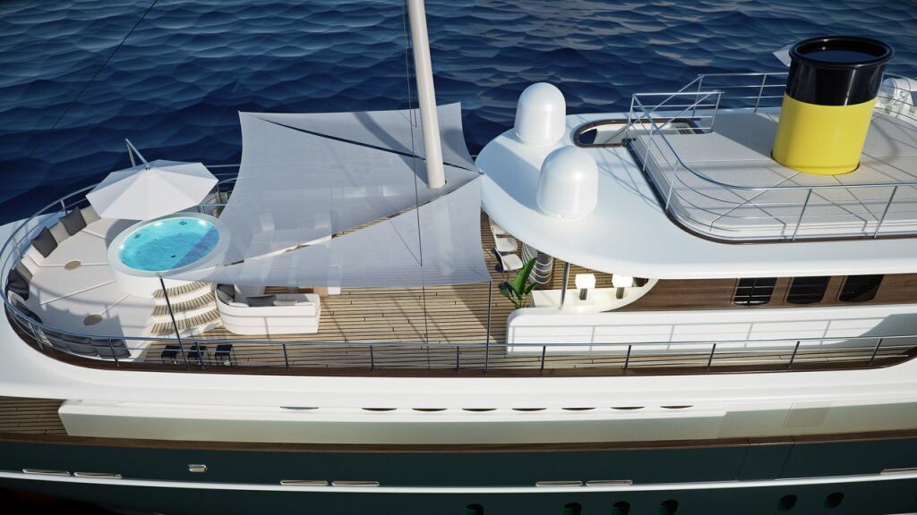 Luxury motor yacht 