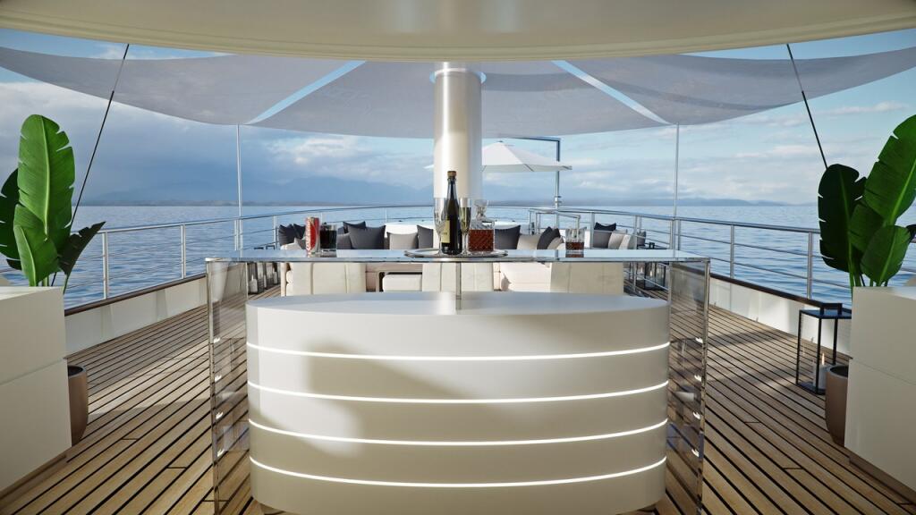 Luxury motor yacht 