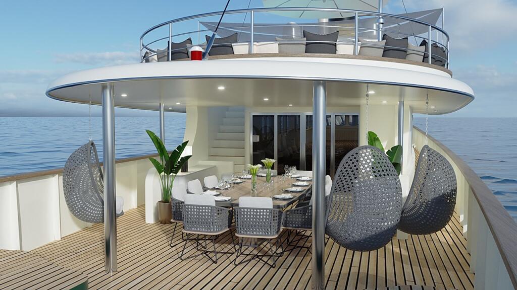 Luxury motor yacht 