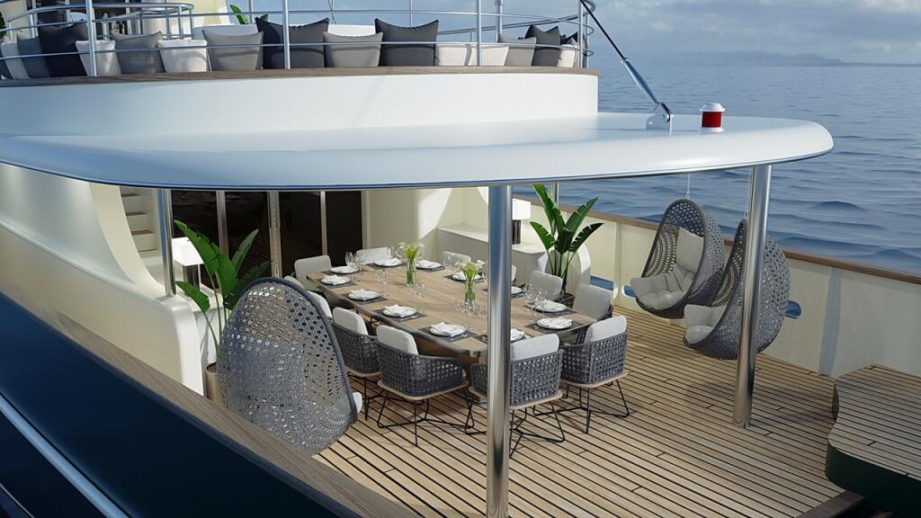 Luxury motor yacht 