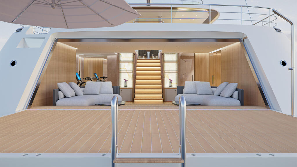 Luxury motor yacht 