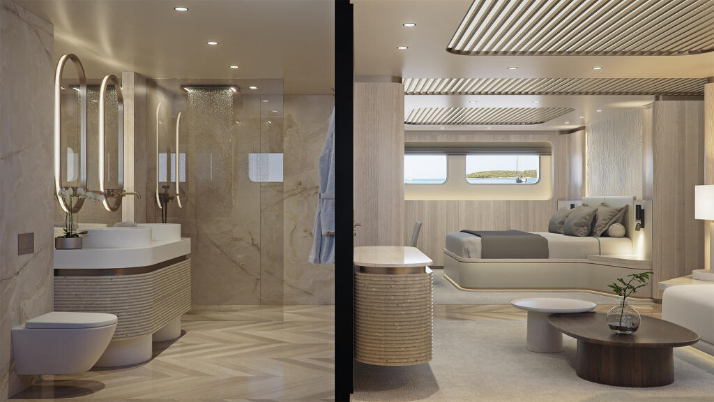 Luxury motor yacht 