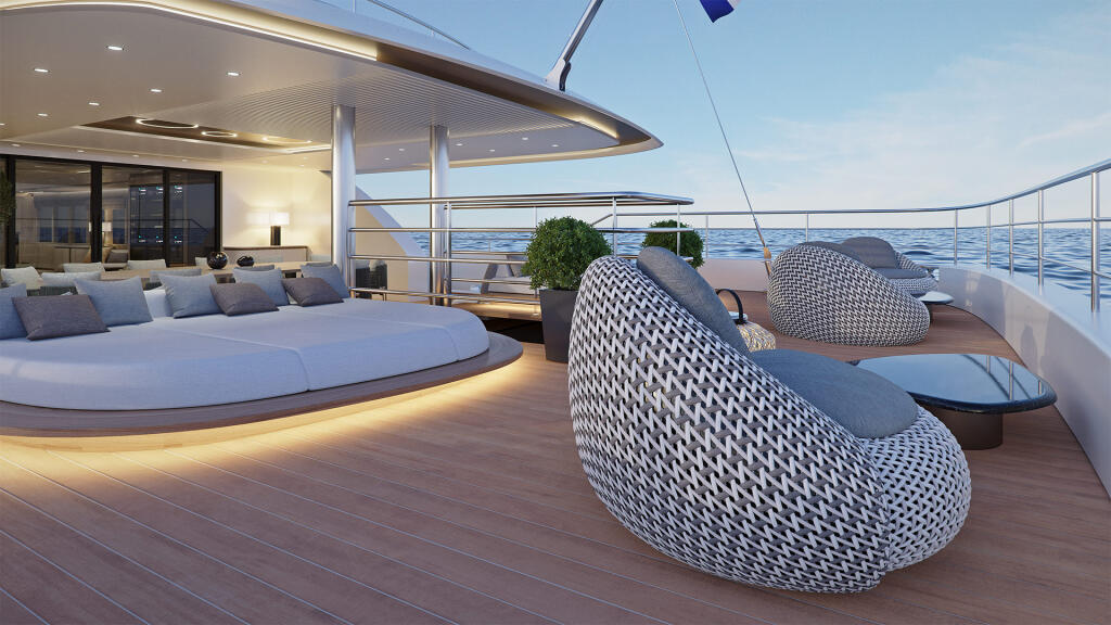 Luxury motor yacht 