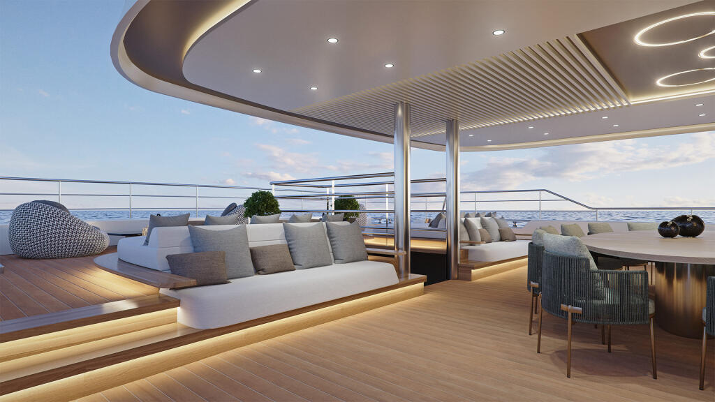 Luxury motor yacht 