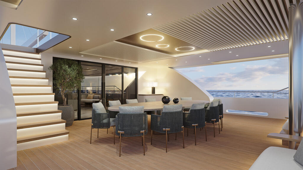 Luxury motor yacht 