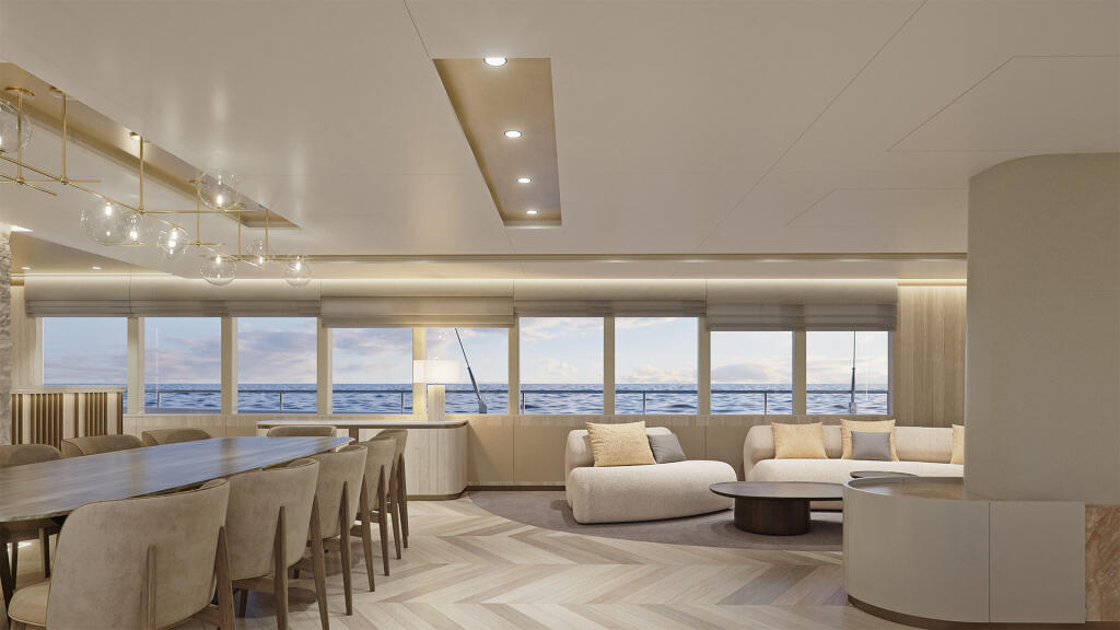 Luxury motor yacht 