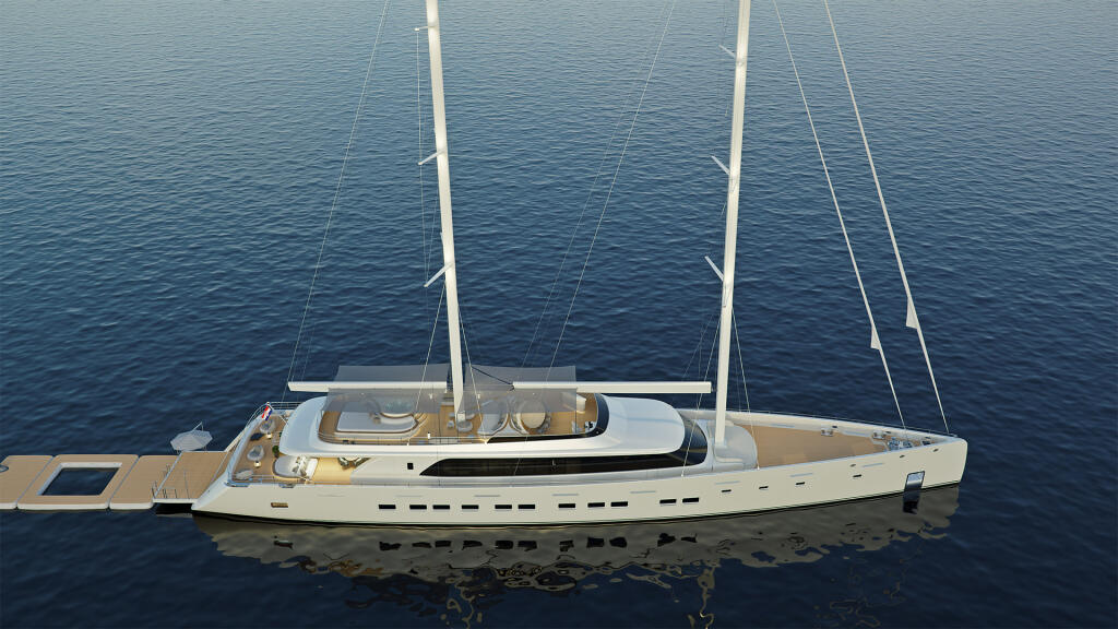 Luxury motor yacht 