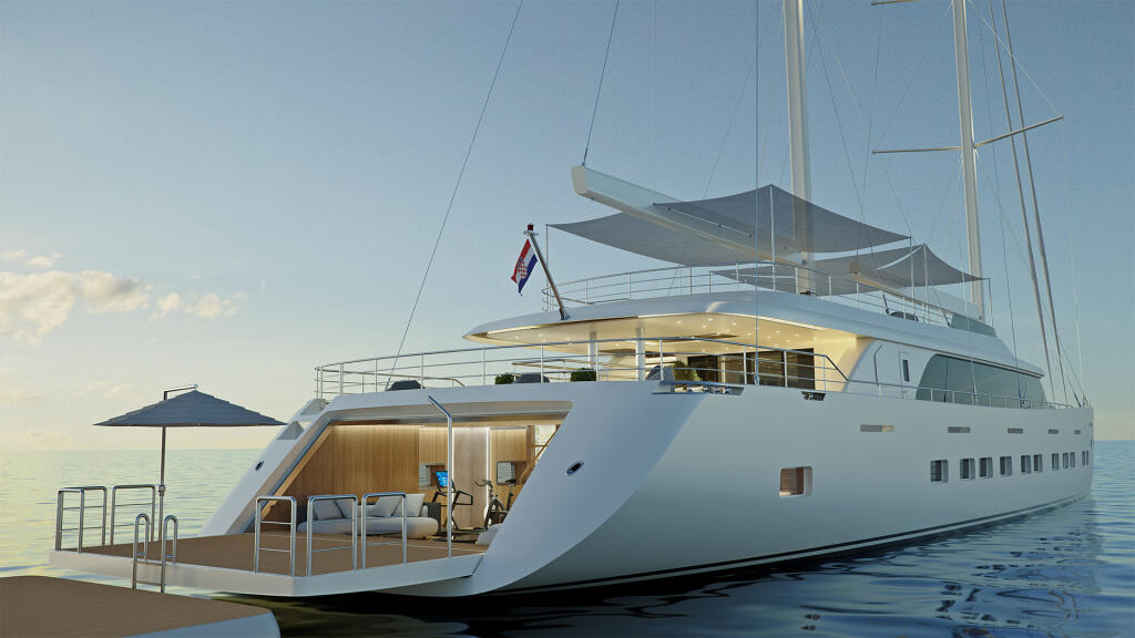 Luxury motor yacht 