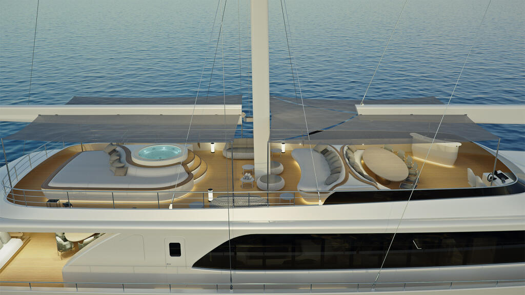 Luxury motor yacht 