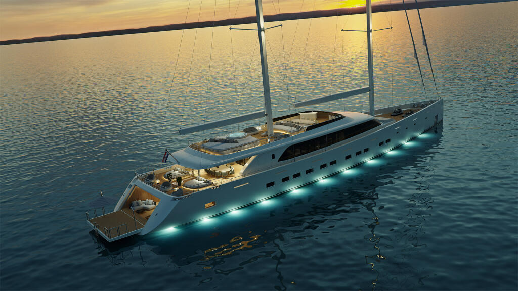 Luxury motor yacht 