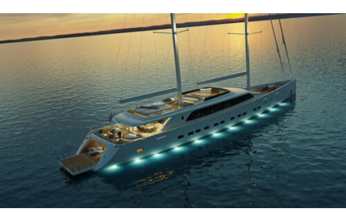 Luxury motor yacht 