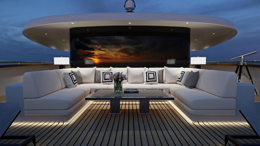 Luxury motor yacht 