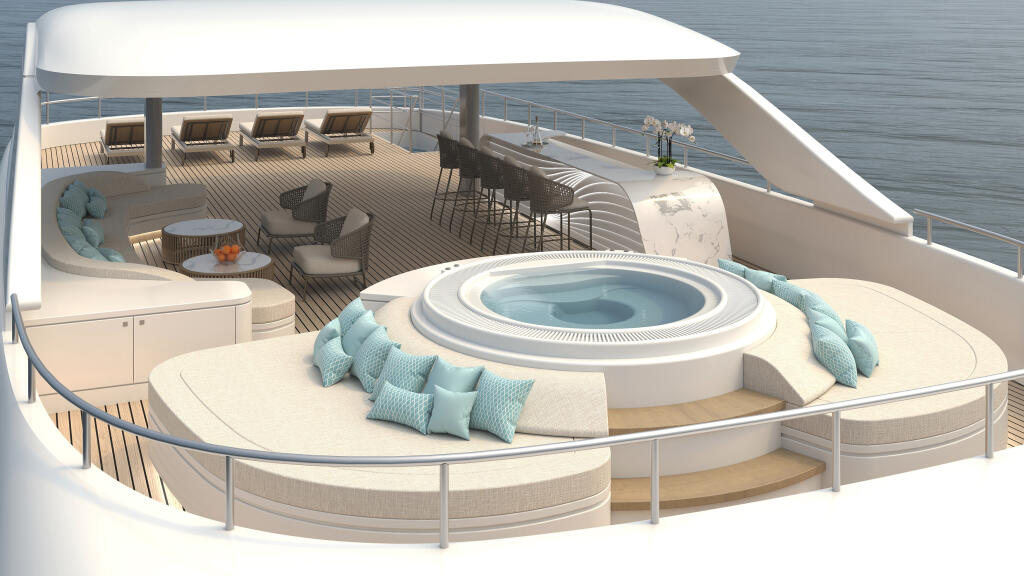 Luxury motor yacht 