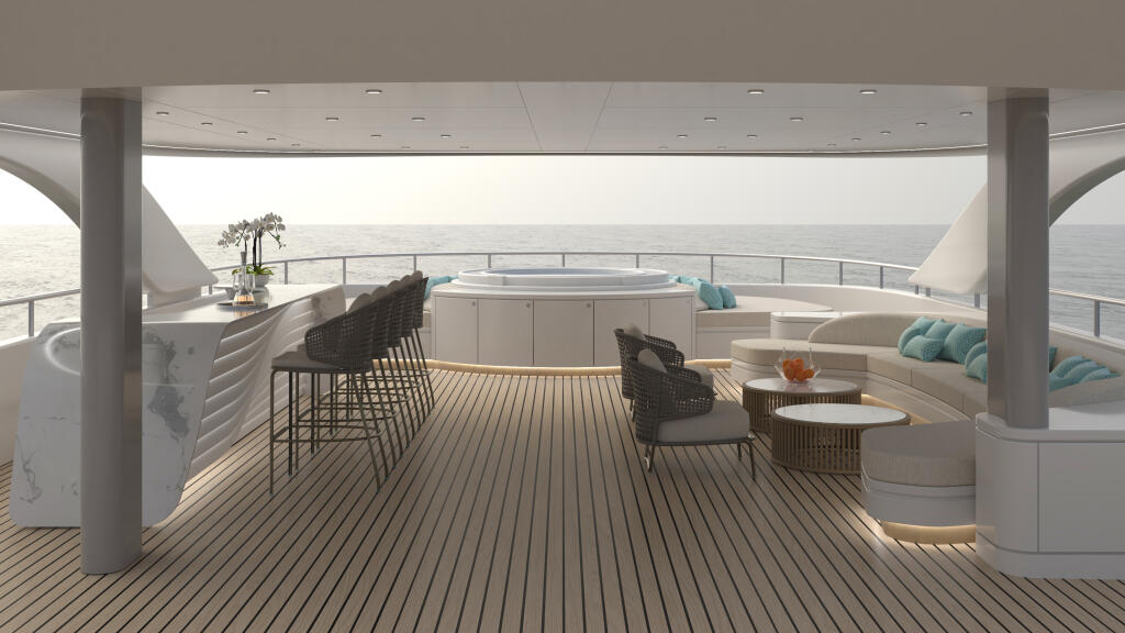 Luxury motor yacht 