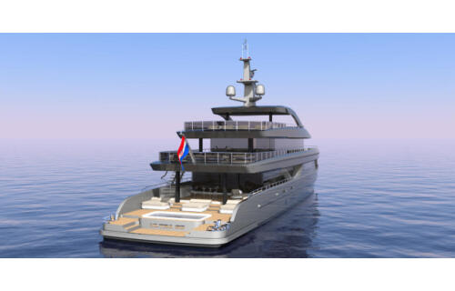 Luxury motor yacht 