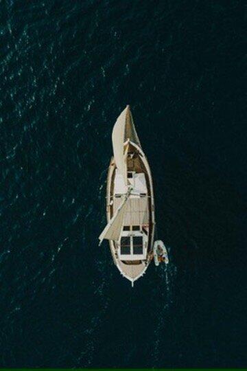 Hölzerne Yacht 