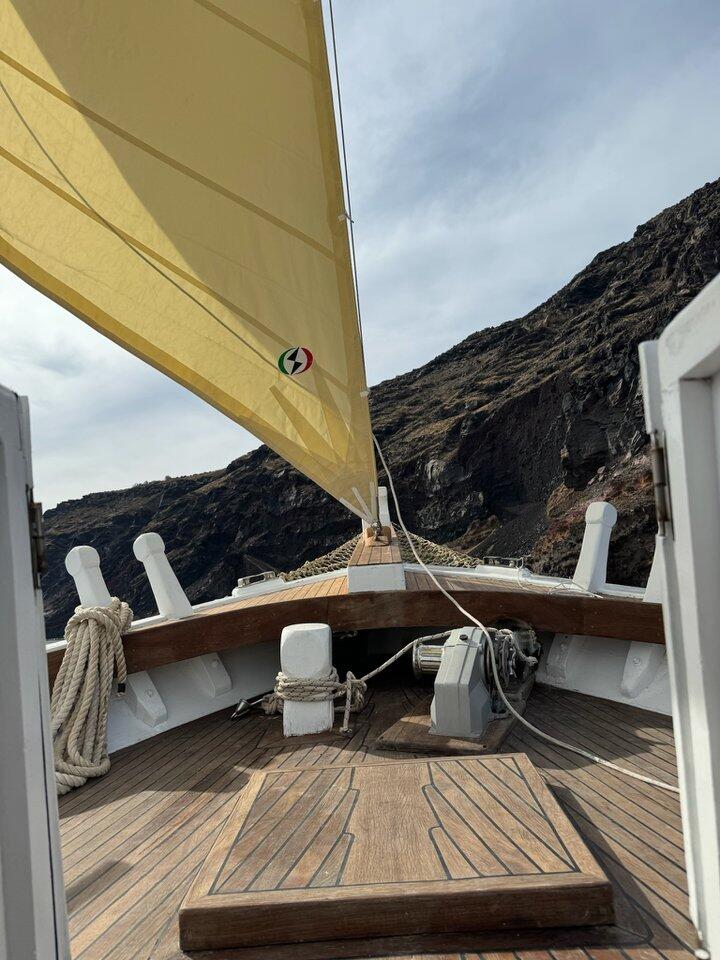 Hölzerne Yacht 